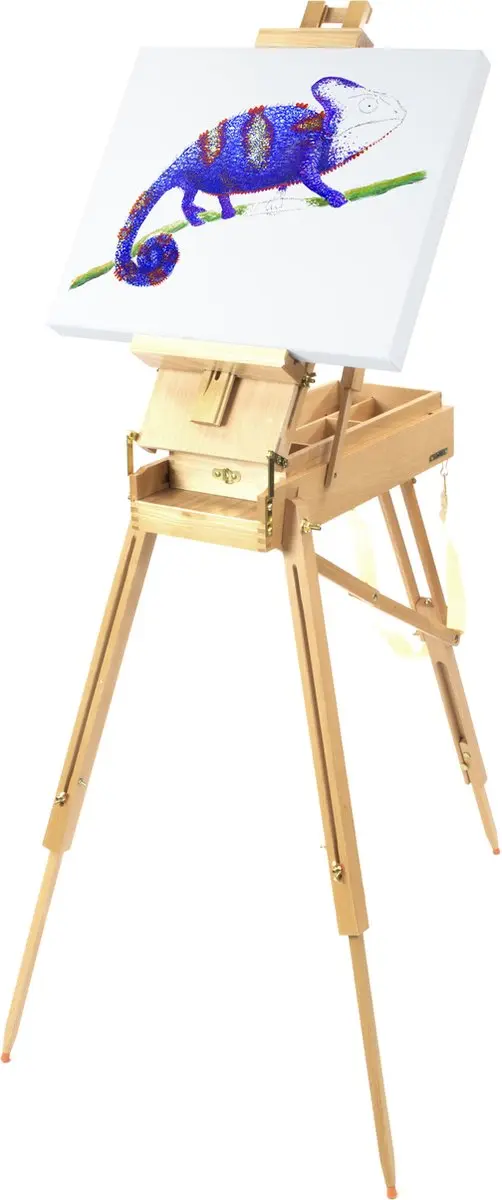 Kangaro K-830002 Veldezel - Beukenhout - Canvas tot 85 cm