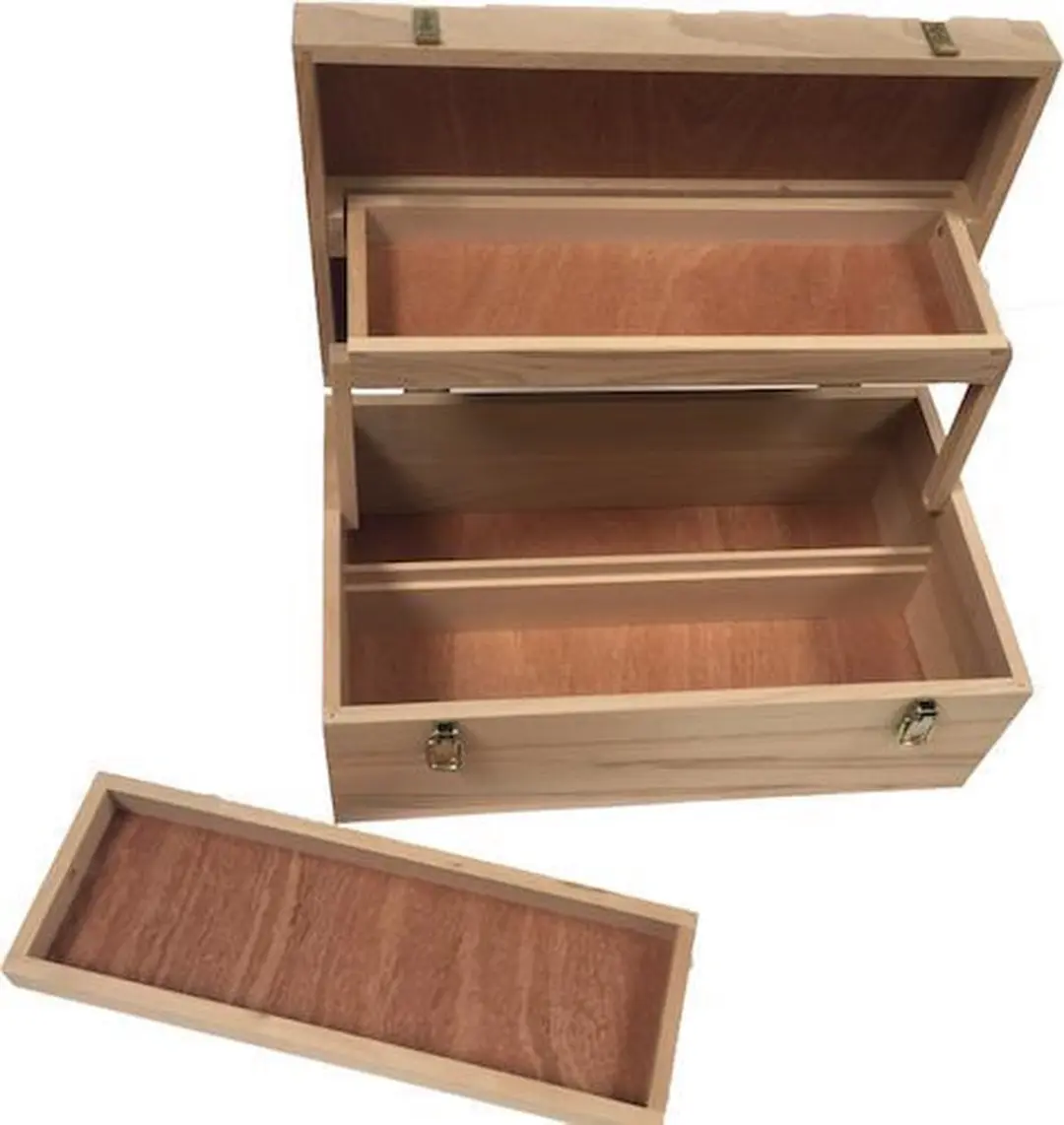 Museo Frejus Schilderskist XXL - Houten 41x21x17cm
