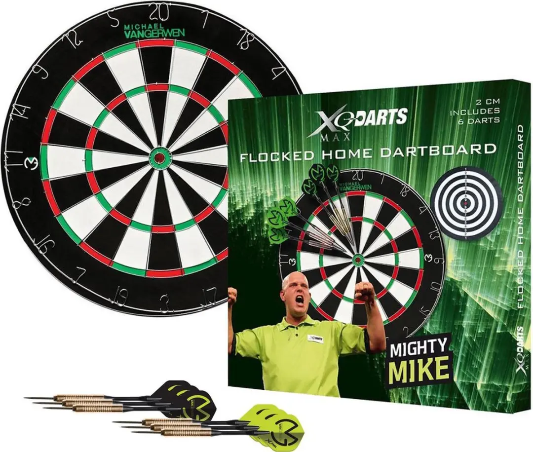 XQMax Michael van Gerwen Flocked Dartbord