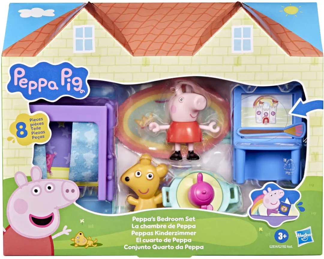 Peppa Pig Peppa's Slaapkamer Speelset - Multicolor - afbeelding 6 van 6