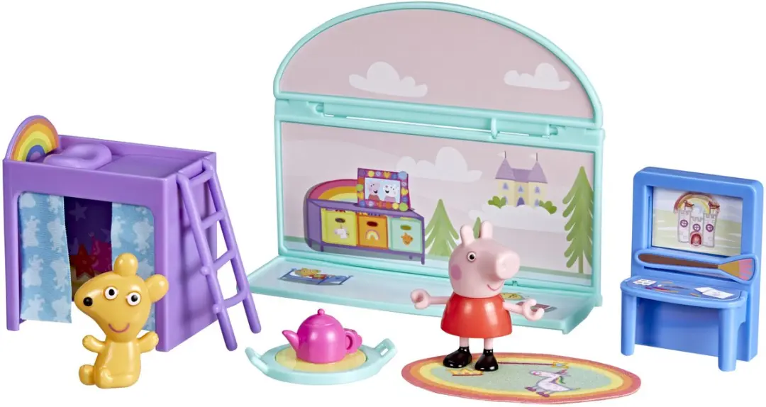 Peppa Pig Peppa's Slaapkamer Speelset - Multicolor