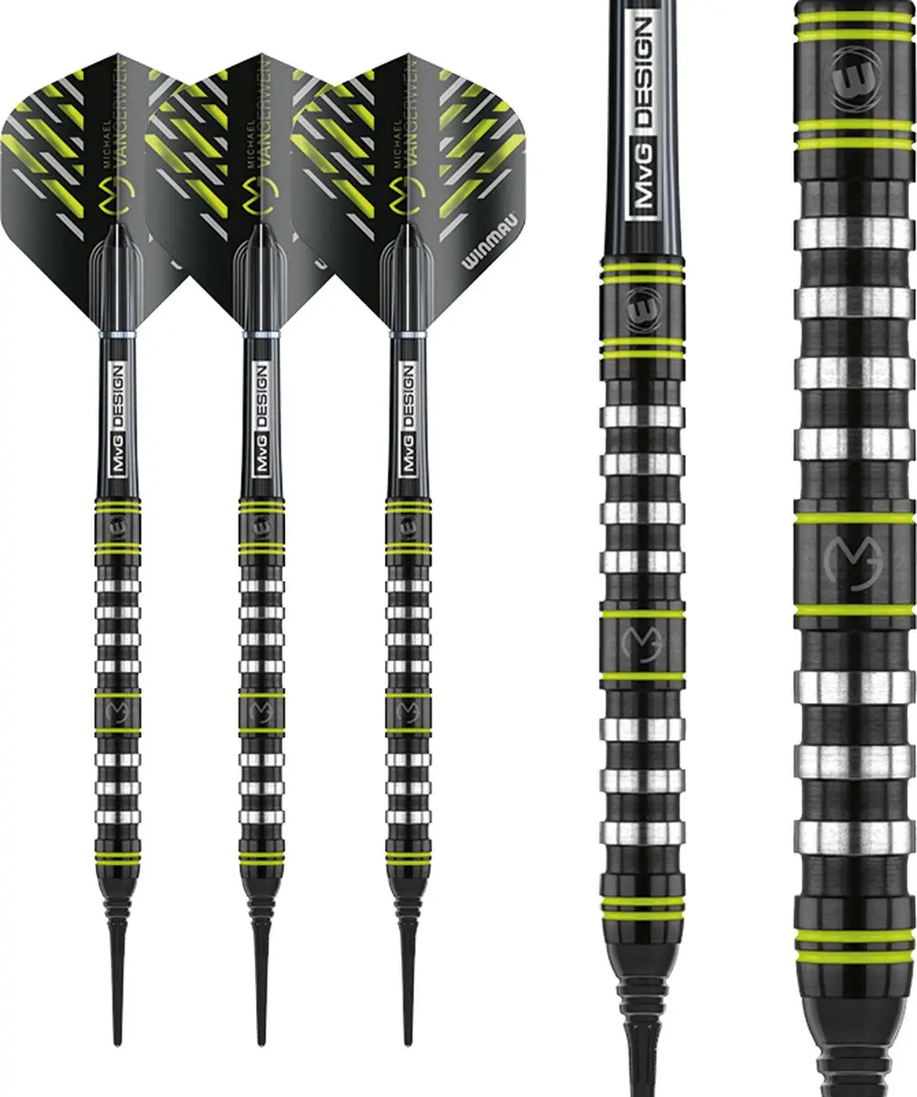 Winmau Michael van Gerwen Assault Dartpijlen 3 Stuks - 22 - afbeelding 6 van 6
