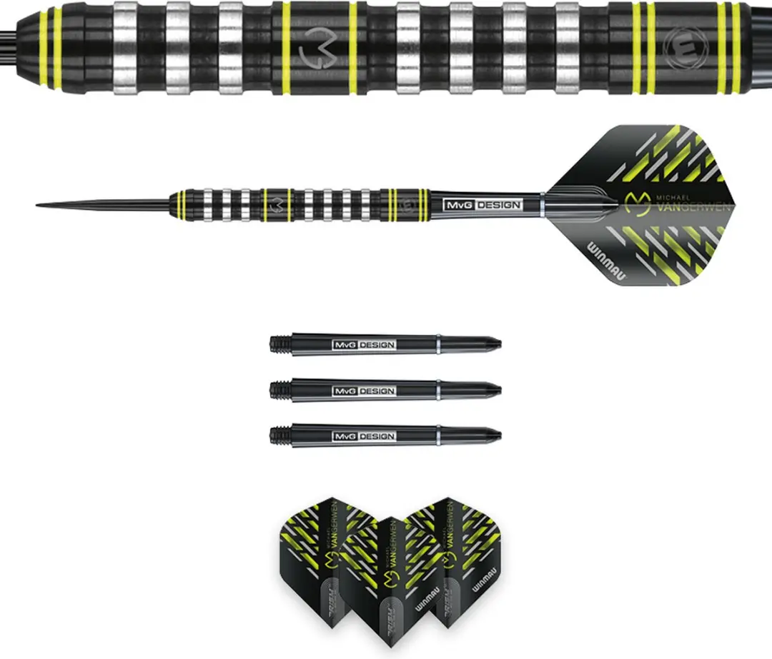 Winmau Michael van Gerwen Assault Dartpijlen 3 Stuks - 22