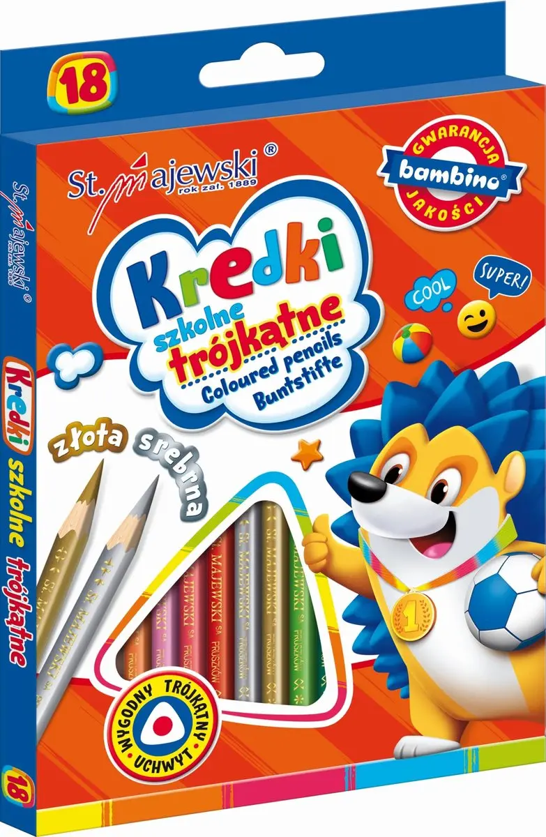 Bambino Driehoekige Potloden 18 Stuks
