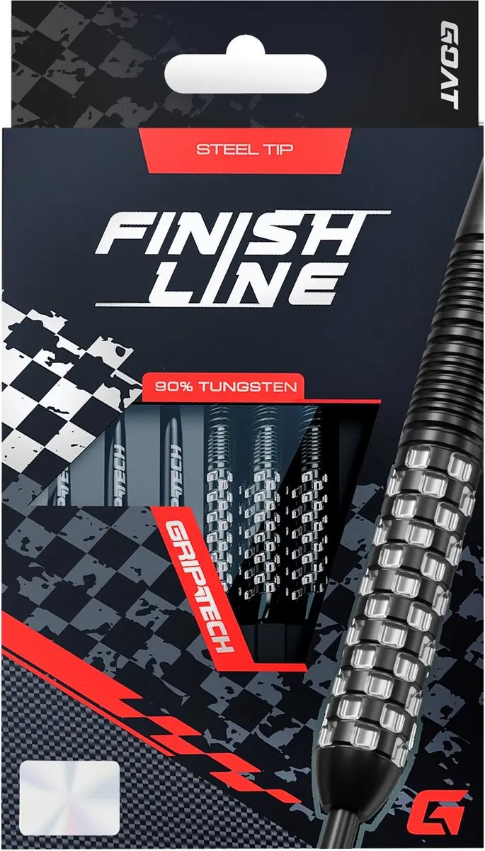 goat Finish Line 90% Dartpijlen - 3 Stuks - Zwart