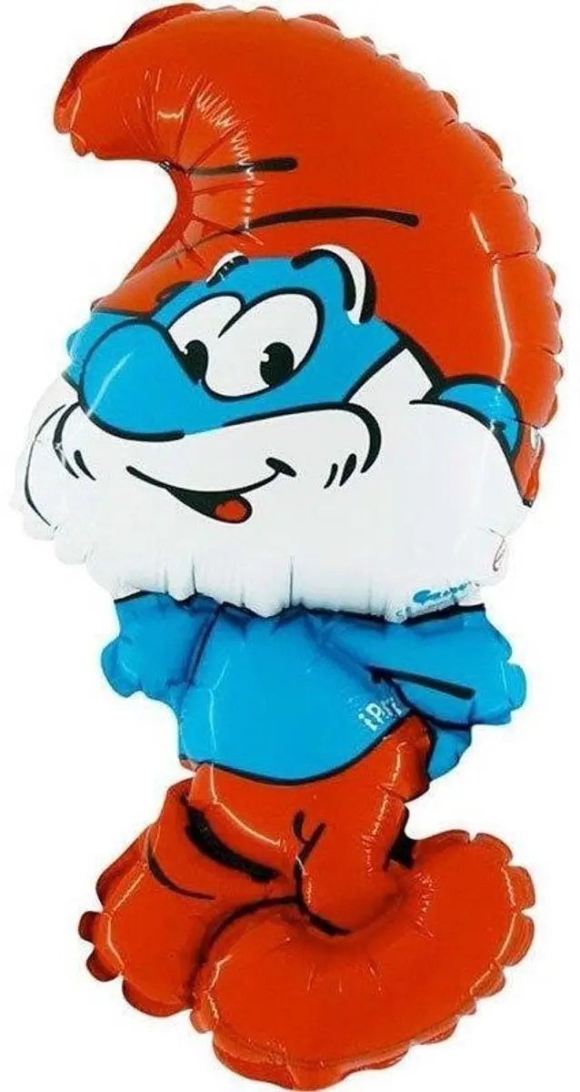 Grabo Balloon Foil Grote Smurf & Papa Smurf