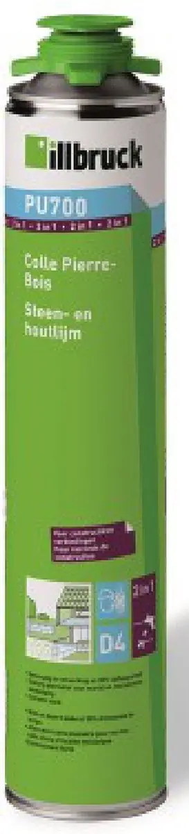 Illbruck PU700 Steen-/Houtlijm 880ml - Beige