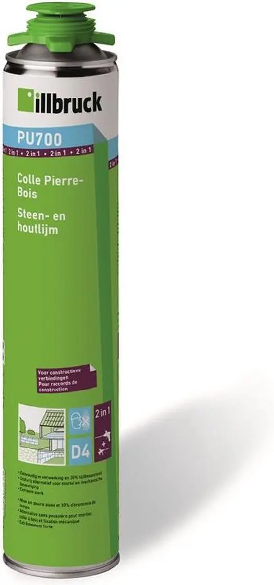 Illbruck PU700 Steen-/Houtlijm 880ml