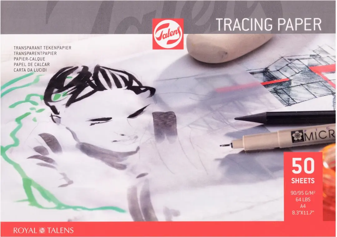 Talens Overtrekpapier A4 90g