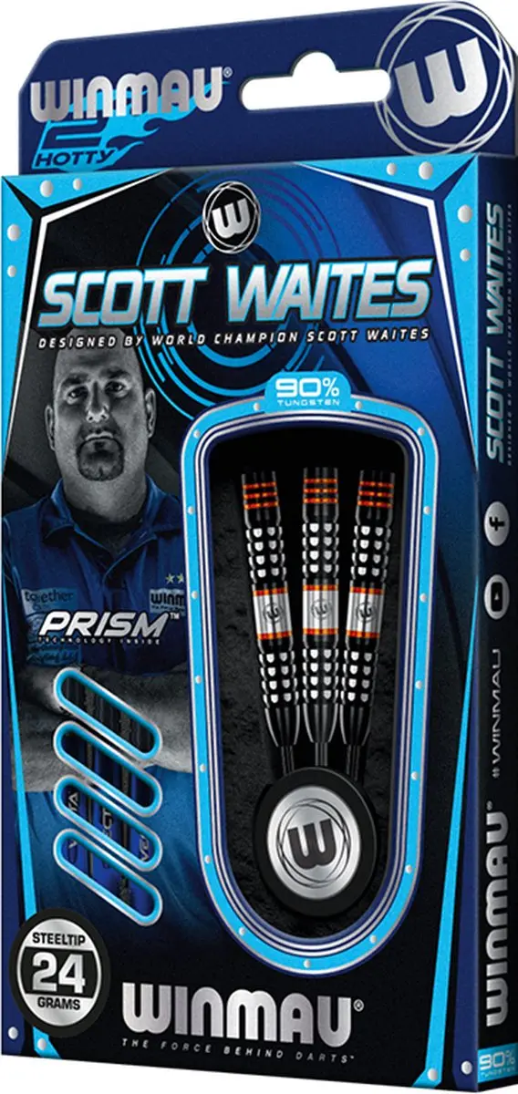 Winmau Scott Waites 90% Dartpijlen - 3 Stuks