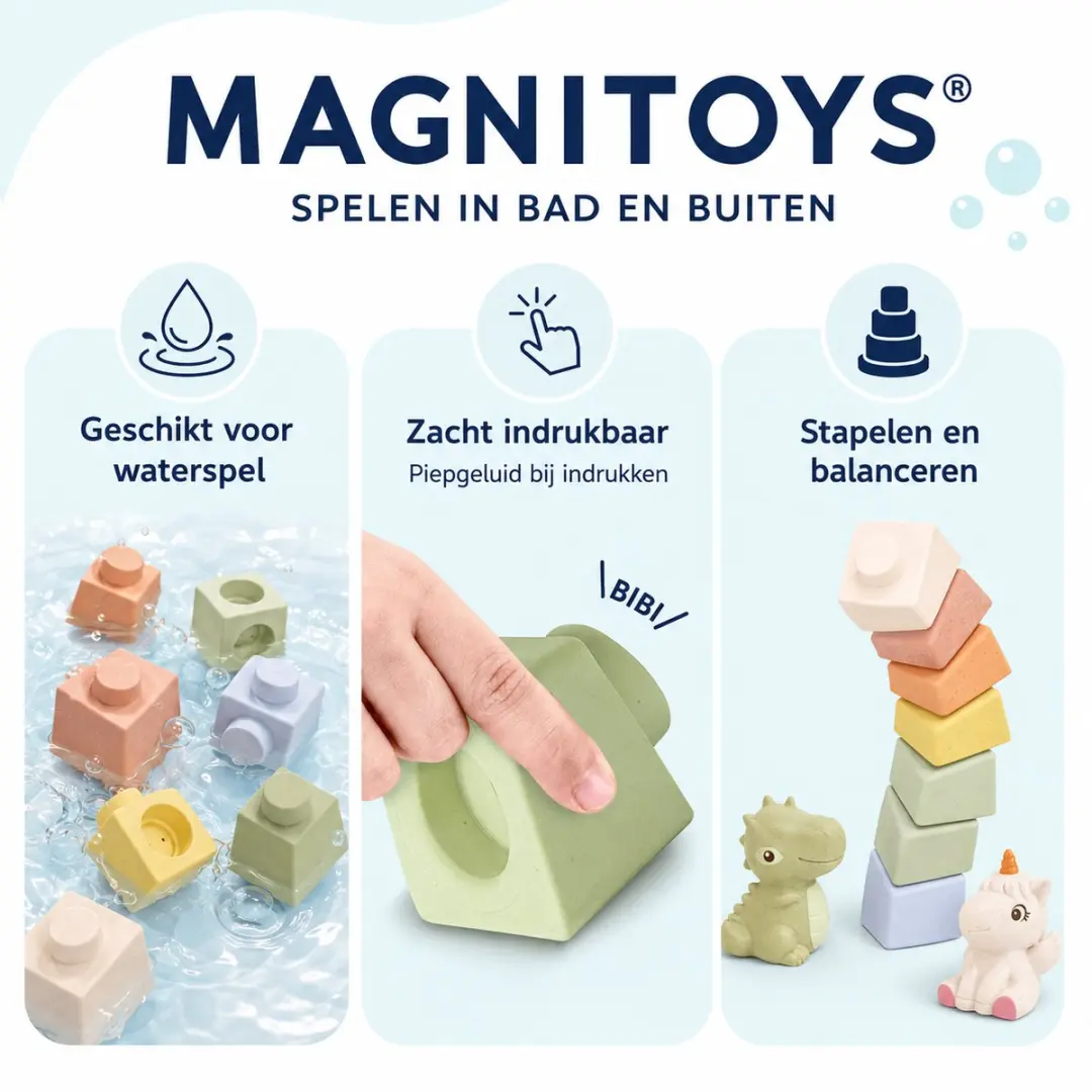 MagniToys Badspeelgoed Stapelblokken 001