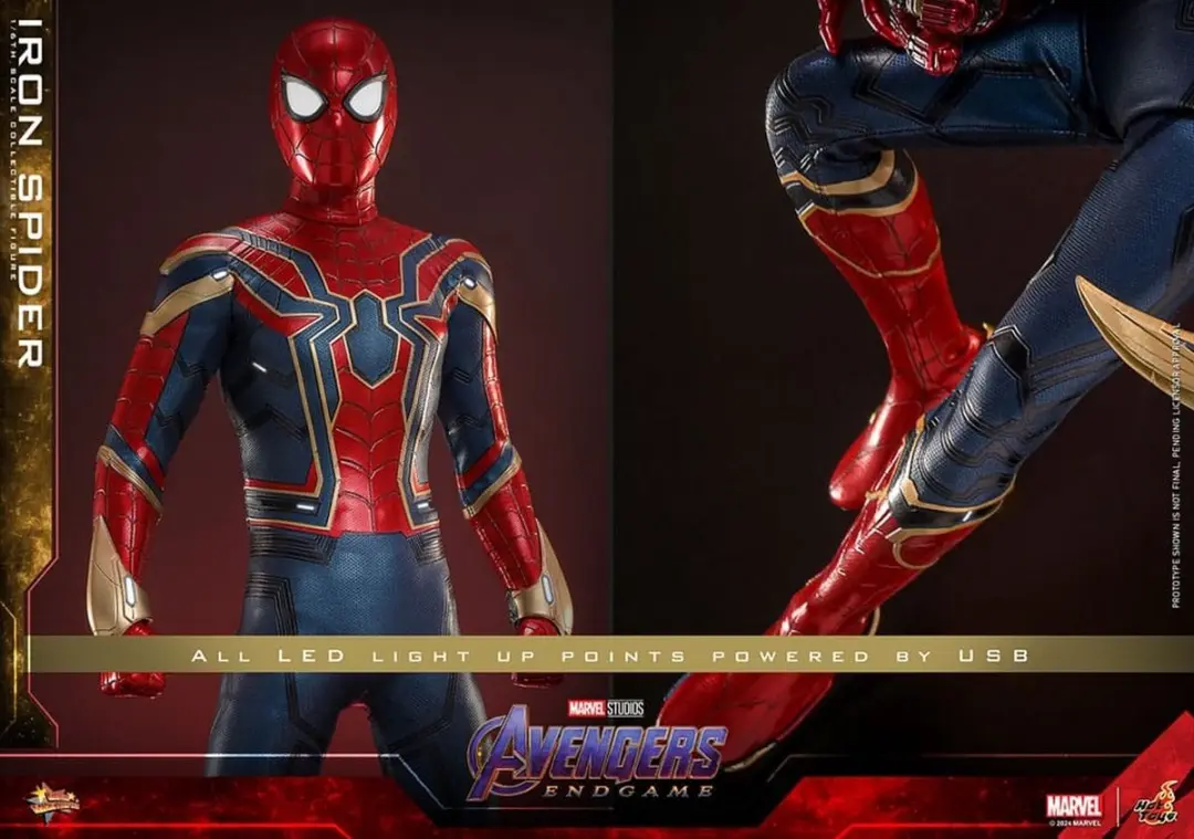 Hot Toys Avengers Endgame Iron Spider 1/6 Action Figuur - 28cm - Multi