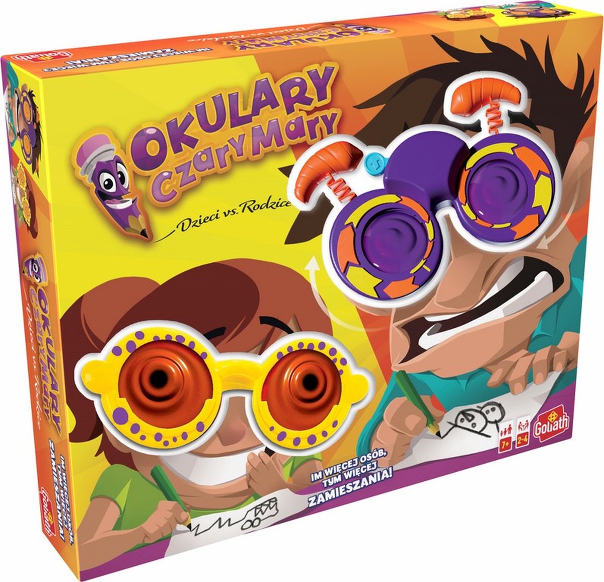 De bril van tsaar Maria. (Pools) Kinderen versus Ouders (pools)Okulary Czary Mary. Dzieci vs. Rodzice