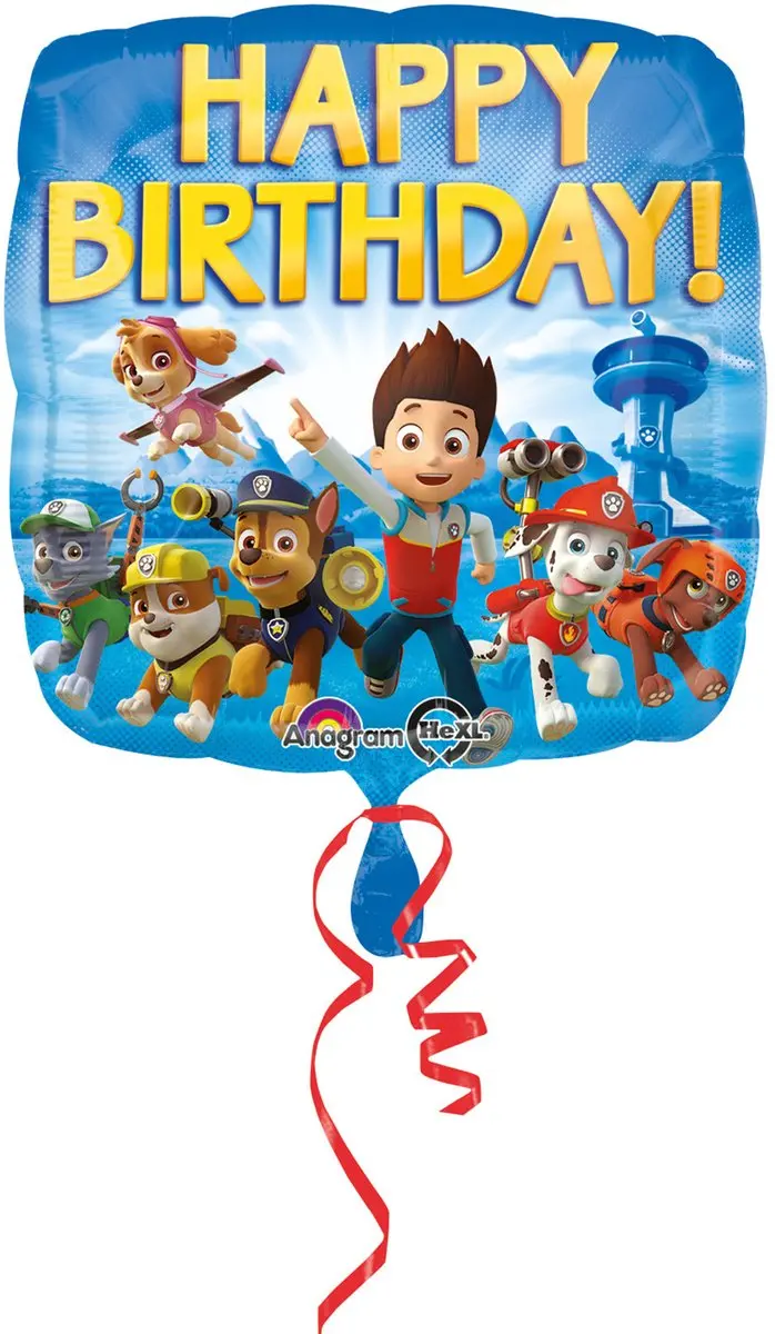 PAW Patrol Ballon Folie Blauw 43cm