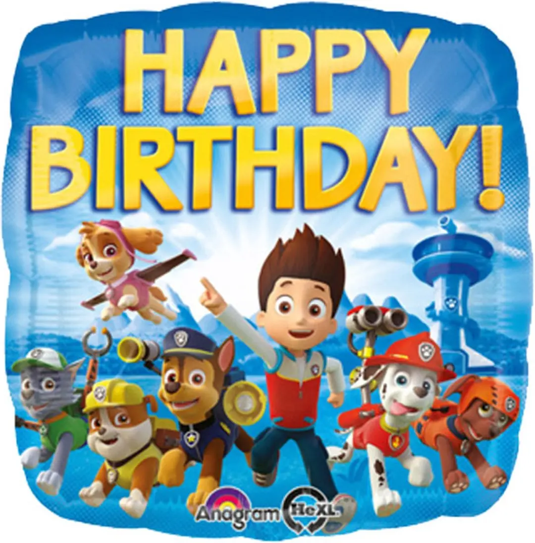 PAW Patrol Ballon Folie Blauw 43cm