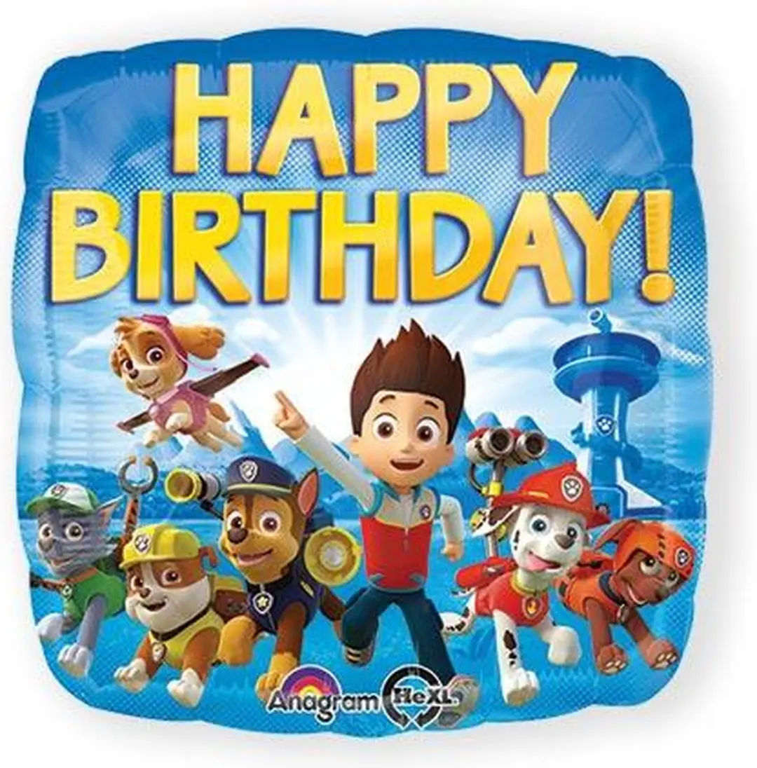 PAW Patrol Ballon Folie Blauw 43cm