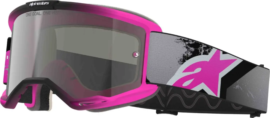 Alpinestars Vision 5 Lahnd Motorcrossbril - Roze/Zwart - afbeelding 6 van 6