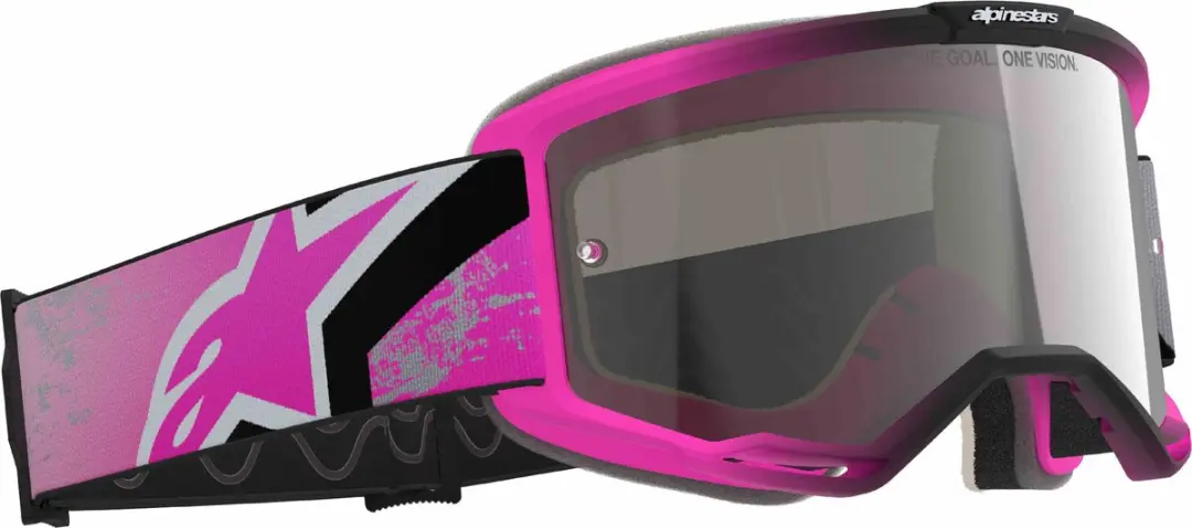 Alpinestars Vision 5 Lahnd Motorcrossbril - Roze/Zwart