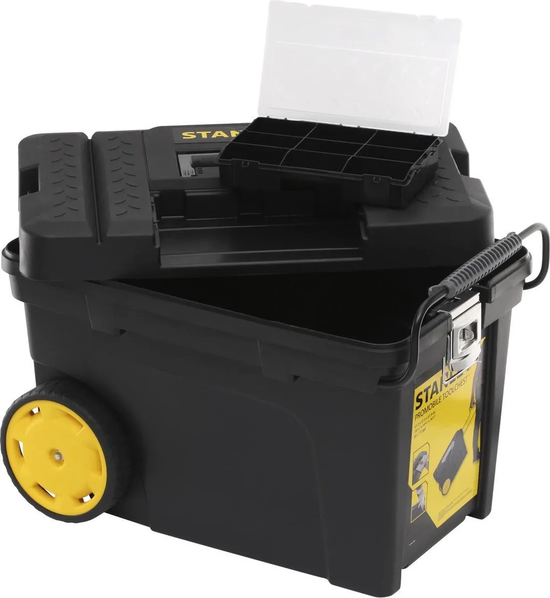 Stanley Gereedschapswagen 53L - 3-delig - Zwart/Geel