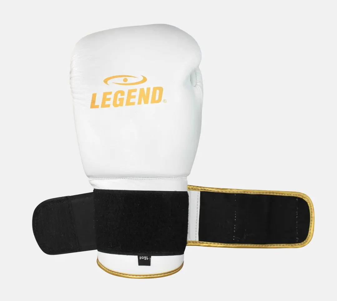 Legend Stealth Elite Bokshandschoenen 14 oz - Wit/Goud