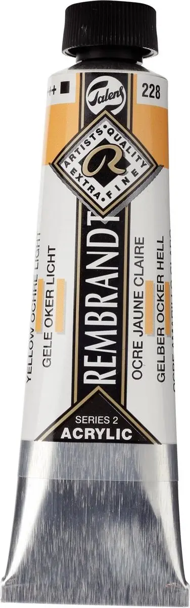 Rembrandt Acrylverf Yellow Ochre Light 40ml