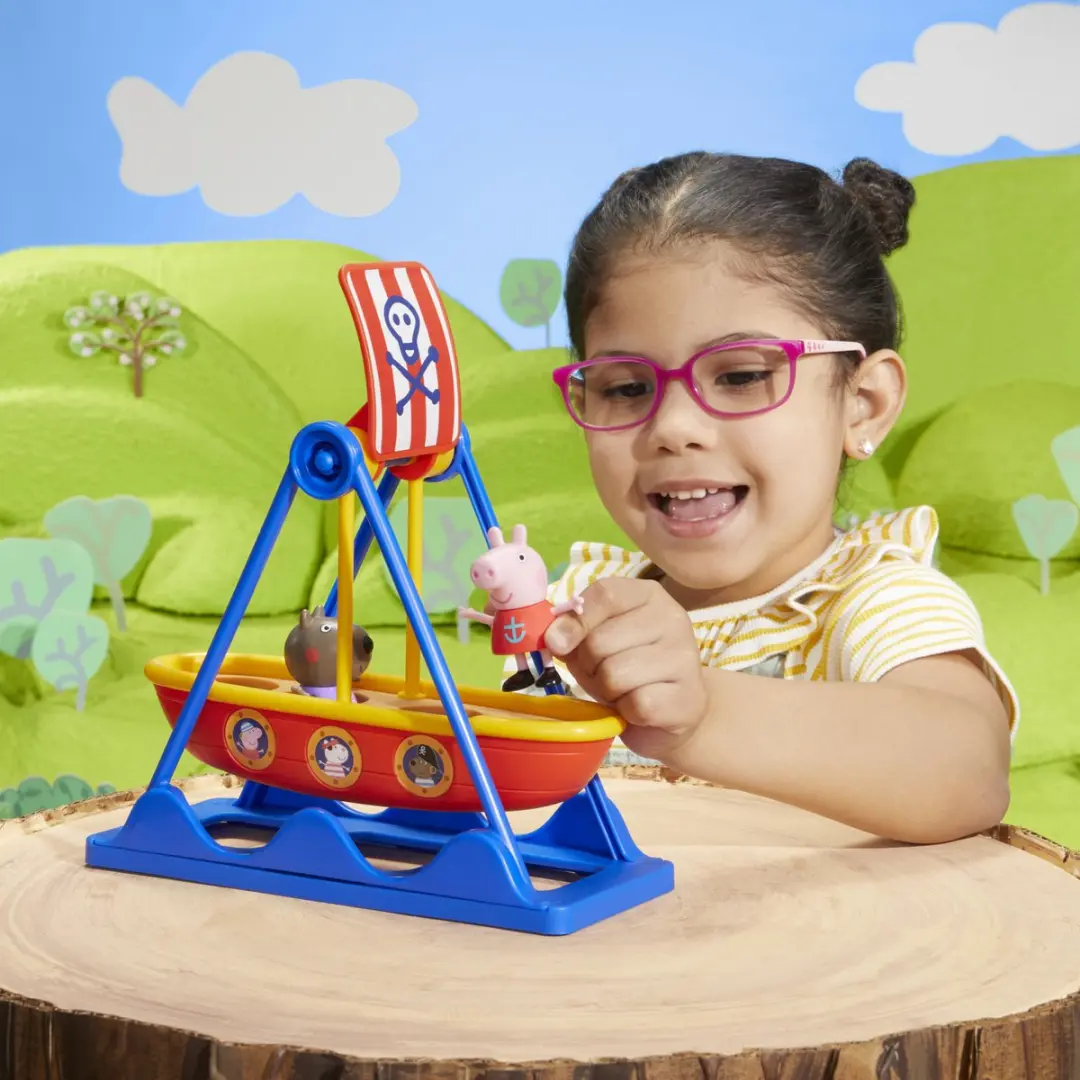 Peppa Pig Piratenschip Speelfigurenset F62965L0 - Multikleur