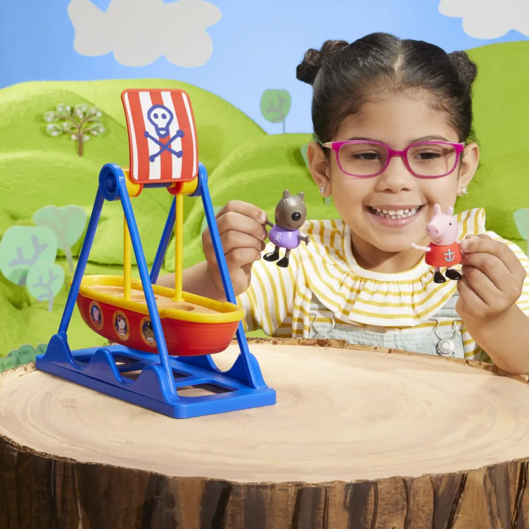 Peppa Pig Piratenschip Speelfigurenset F62965L0 - Multikleur