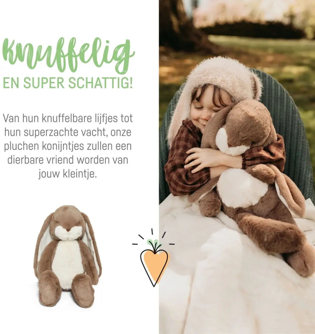 Bunnies By The Bay Floppy Nibble Knuffel - Caramel 44cm
