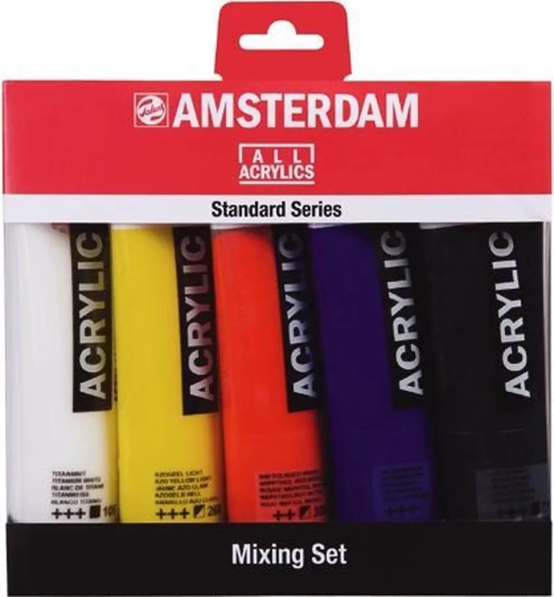 Amsterdam Standard Series Acrylverf Mengset - 5 Kleuren 600ml
