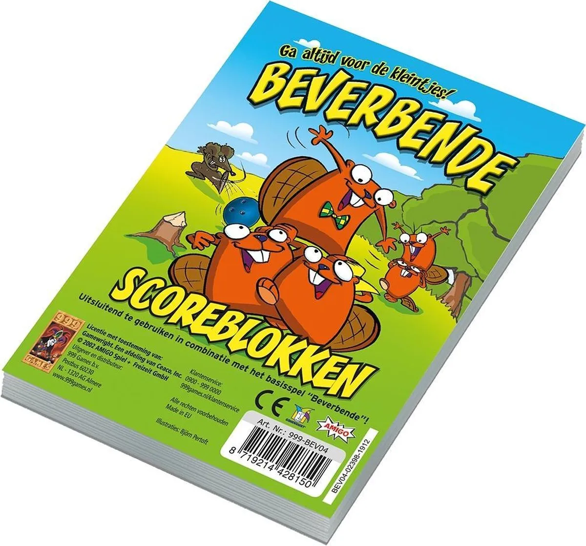 999 Games Beverbende Scoreblokken - 3 Stuks