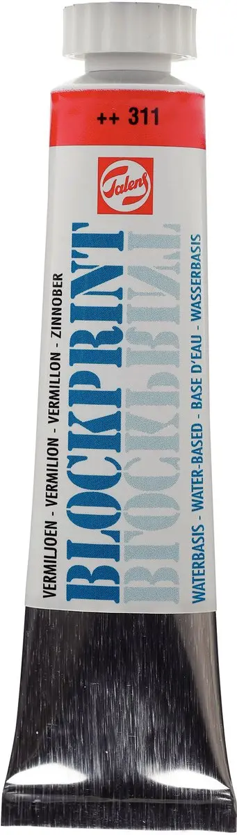 Talens Blockprint Tube Verf 20ml Vermiljoen 311