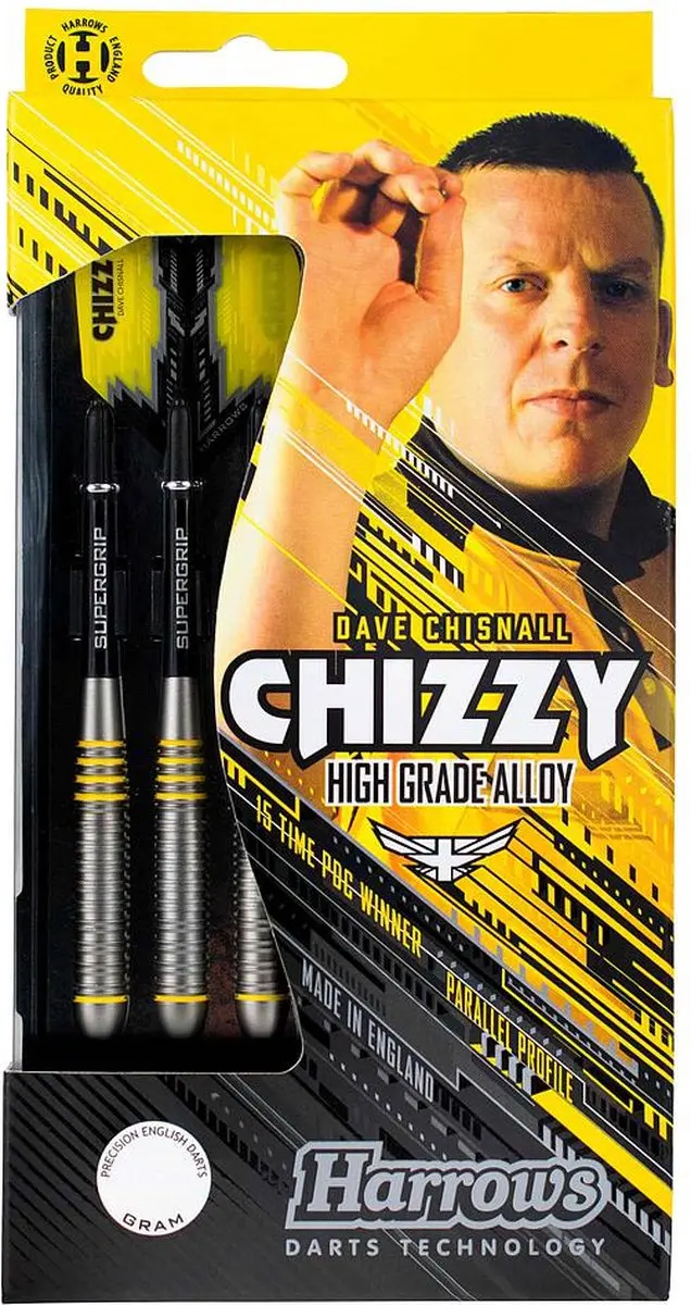 Harrows Chizzy Brass 23gr - 3 Stuks - Zwart