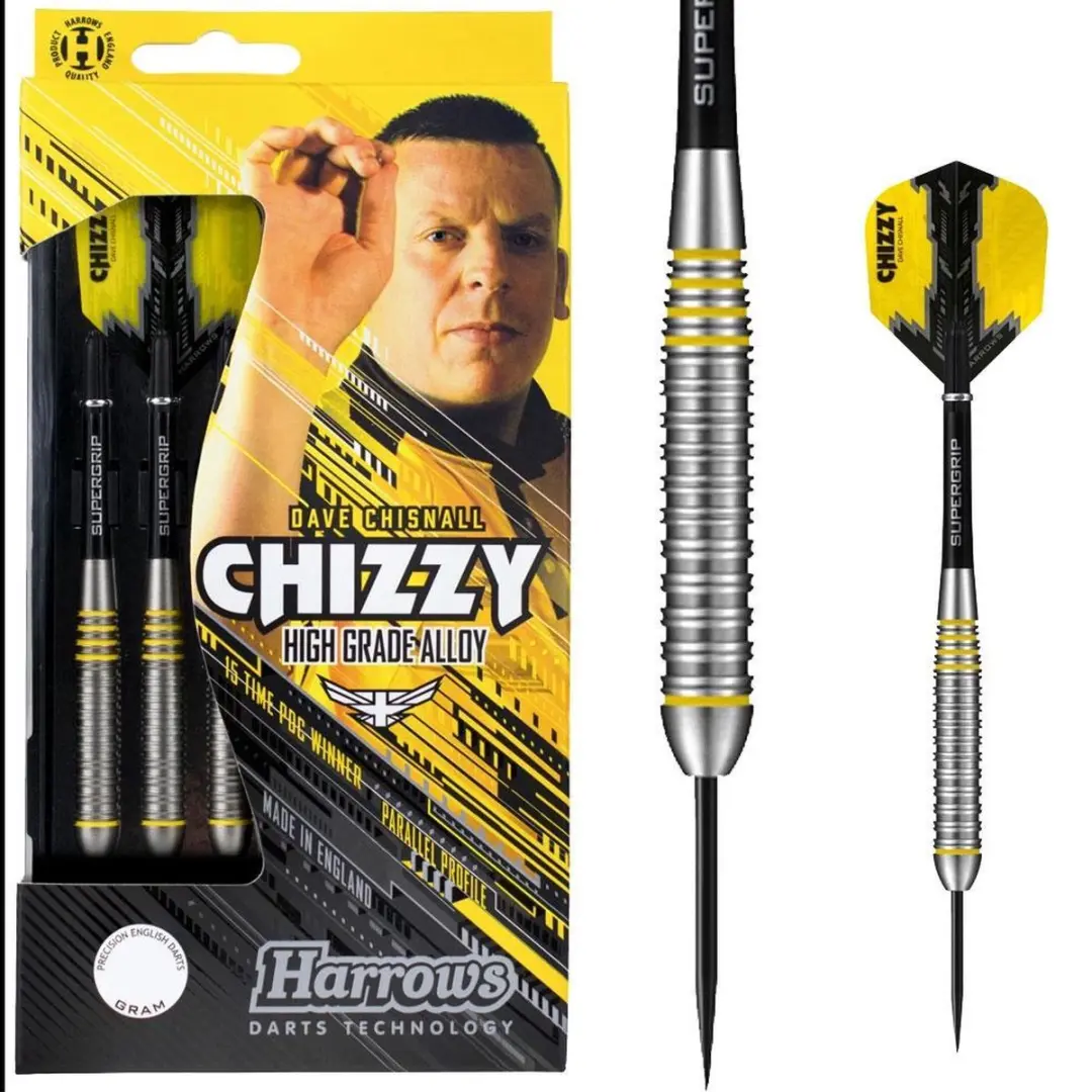 Harrows Chizzy Brass 23gr - 3 Stuks - Zwart