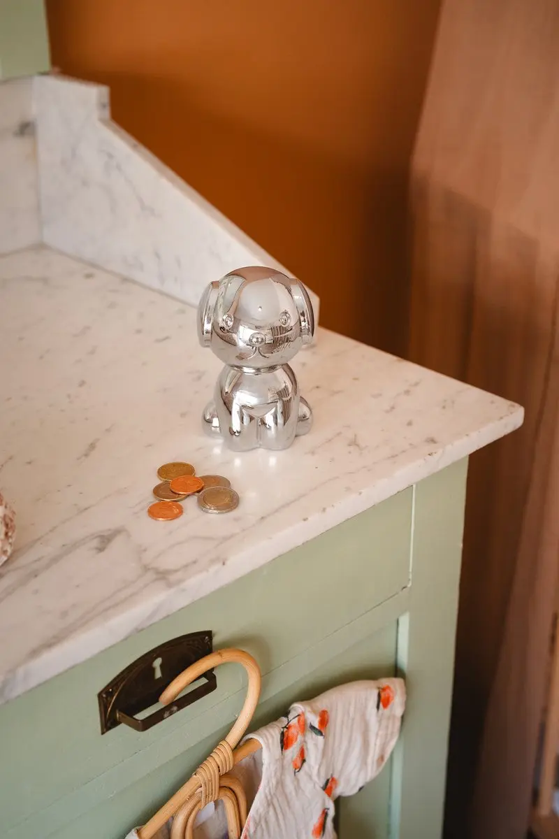Zilverstad Spaarpot Snuffie nijntje - Zilver
