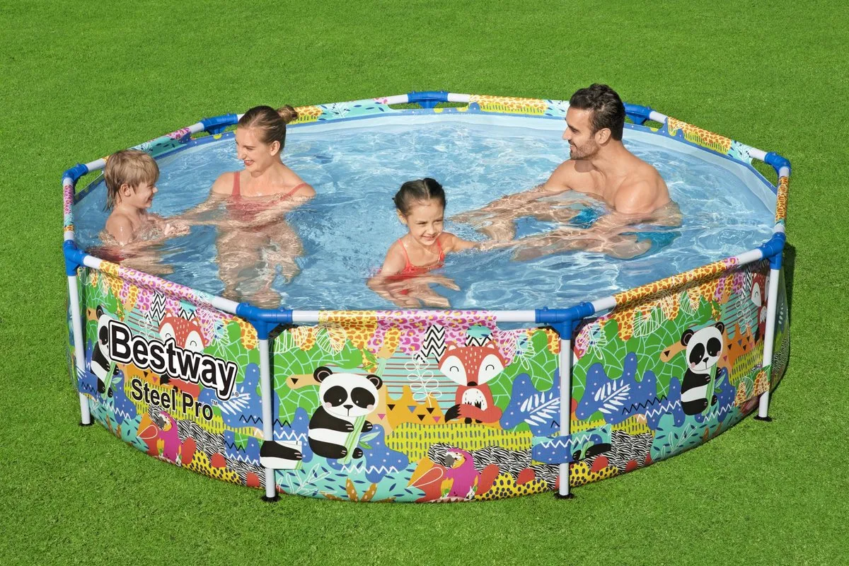 Bestway Steel Pro Opzetzwembad 274x66cm - Dierenprint