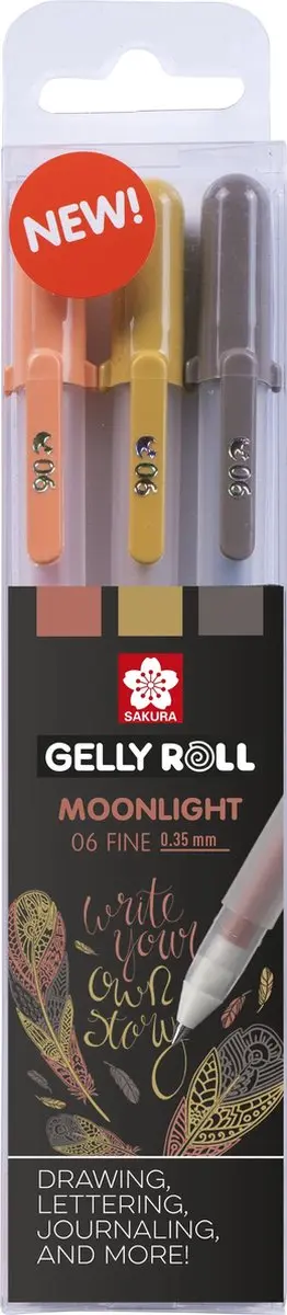Sakura Gelly Rolls Moonlight Nature