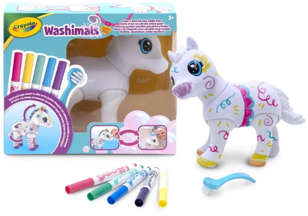 Crayola Washimals Jumbo Evie Paardje