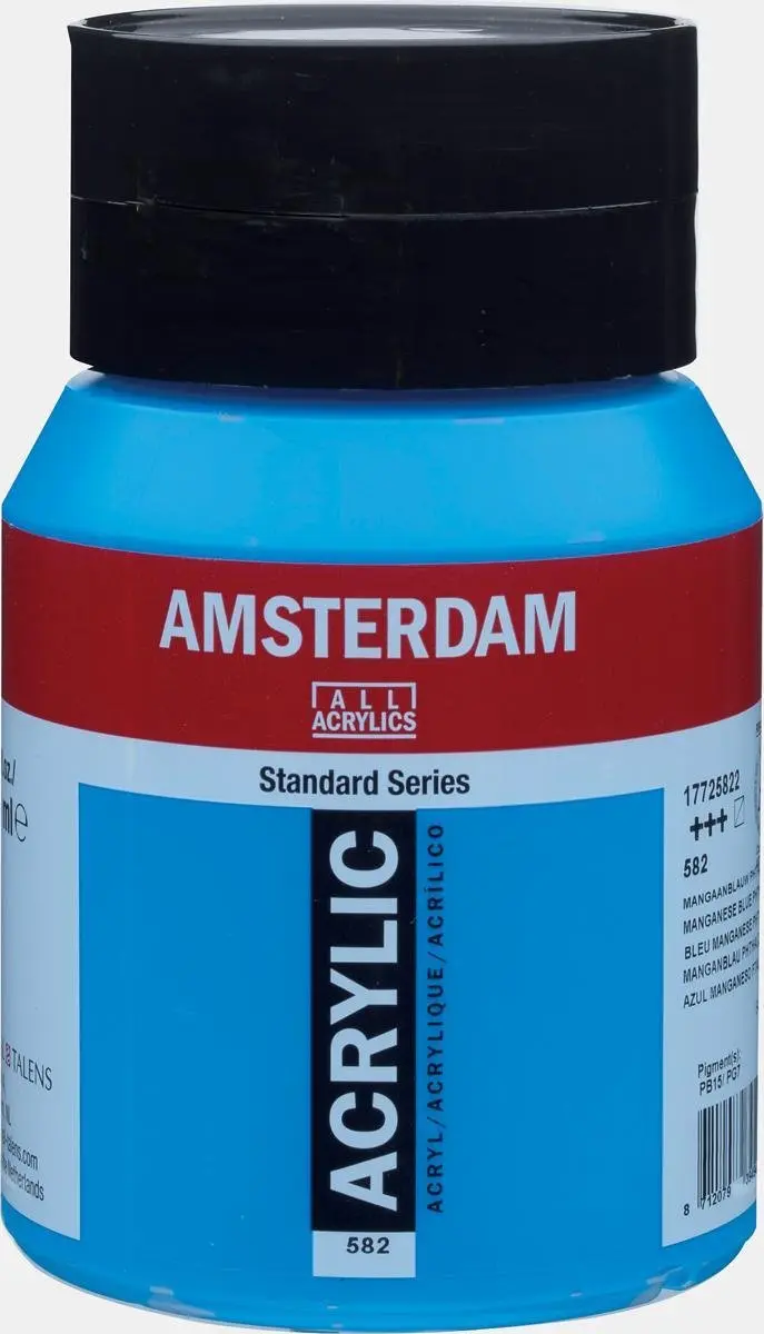 Amsterdam Standard Acrylverf 500ml - Mangaanblauw Phthalo