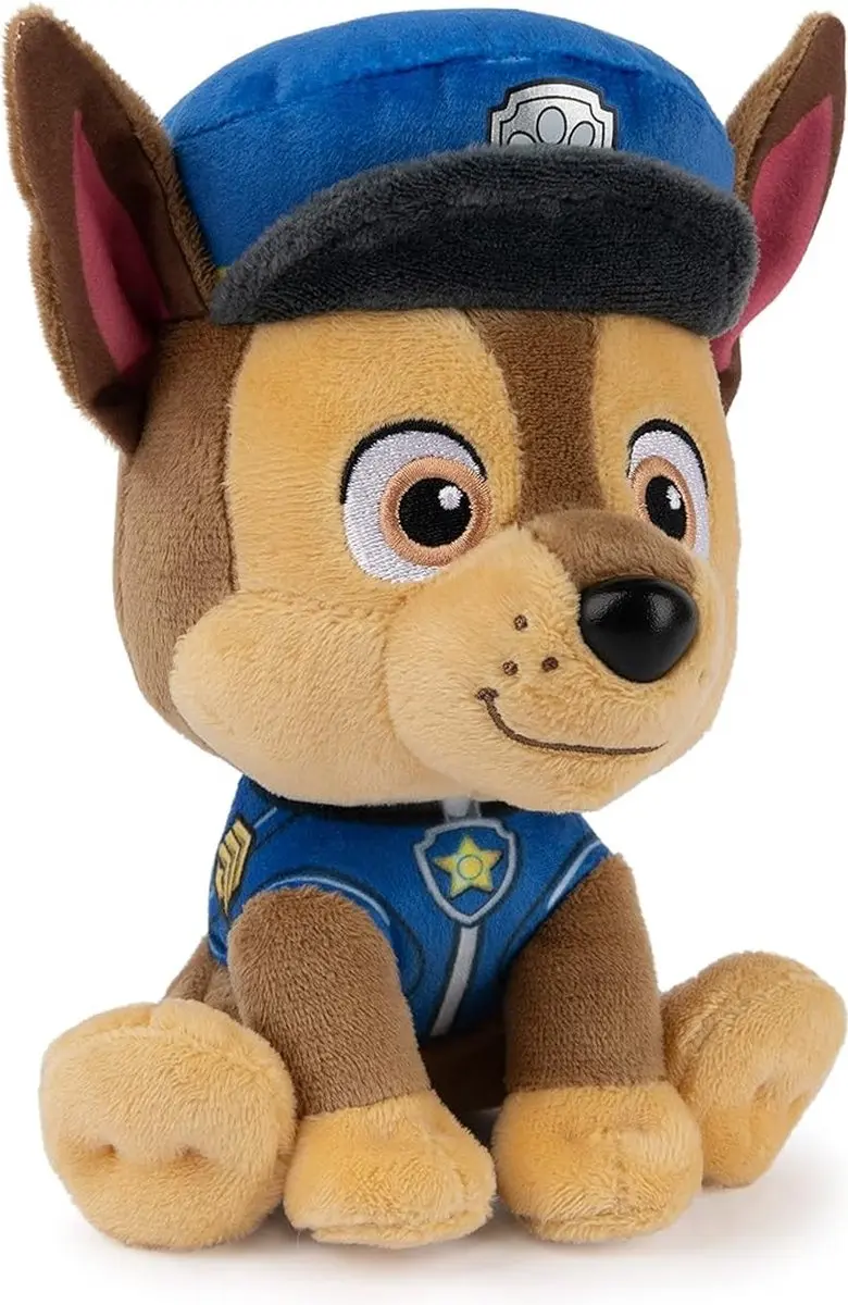 PAW Patrol Chase Knuffel 15cm - afbeelding 6 van 6