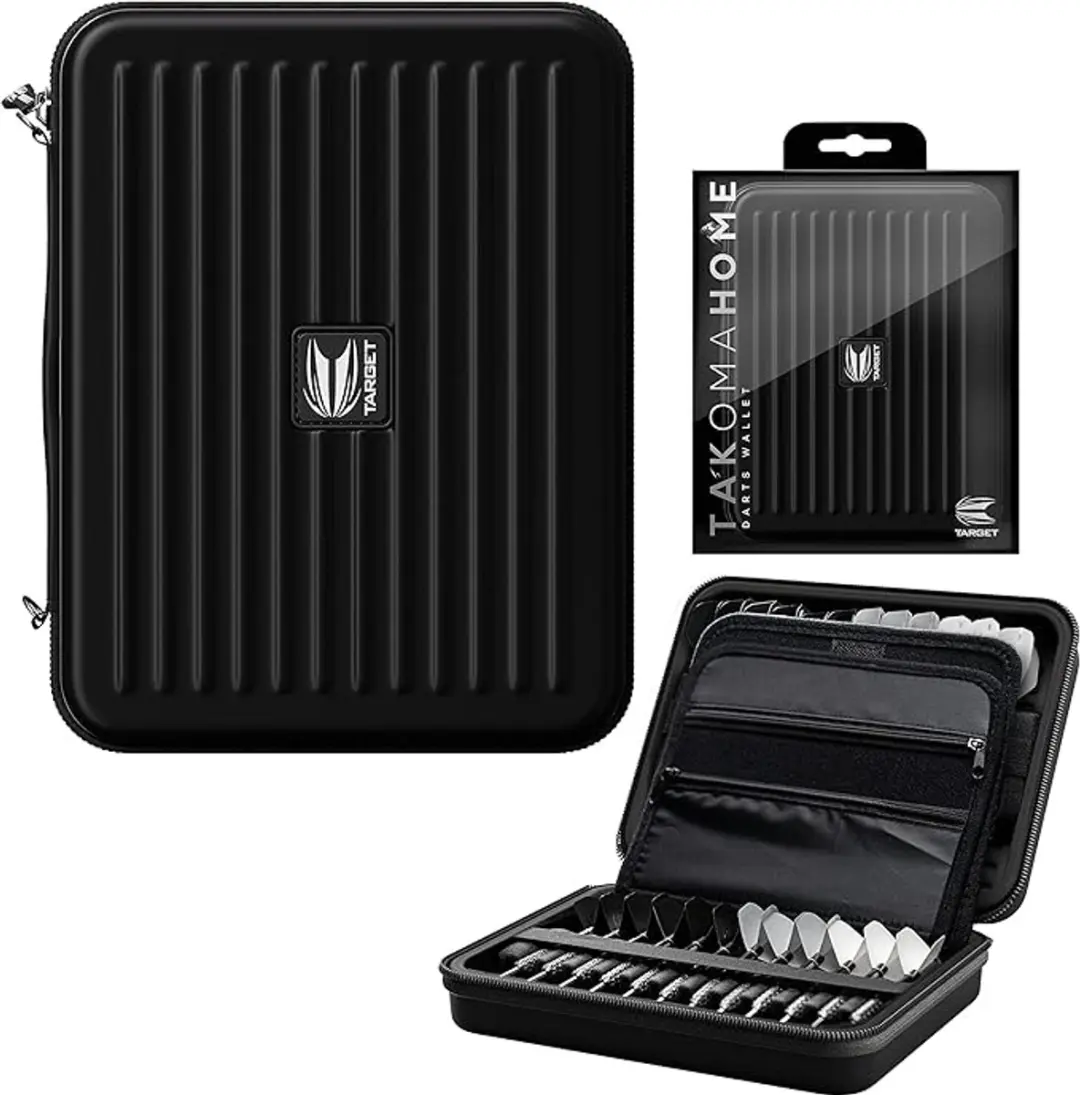 Target Takoma Home XXL Dartsetui - 24 Darts - Zwart