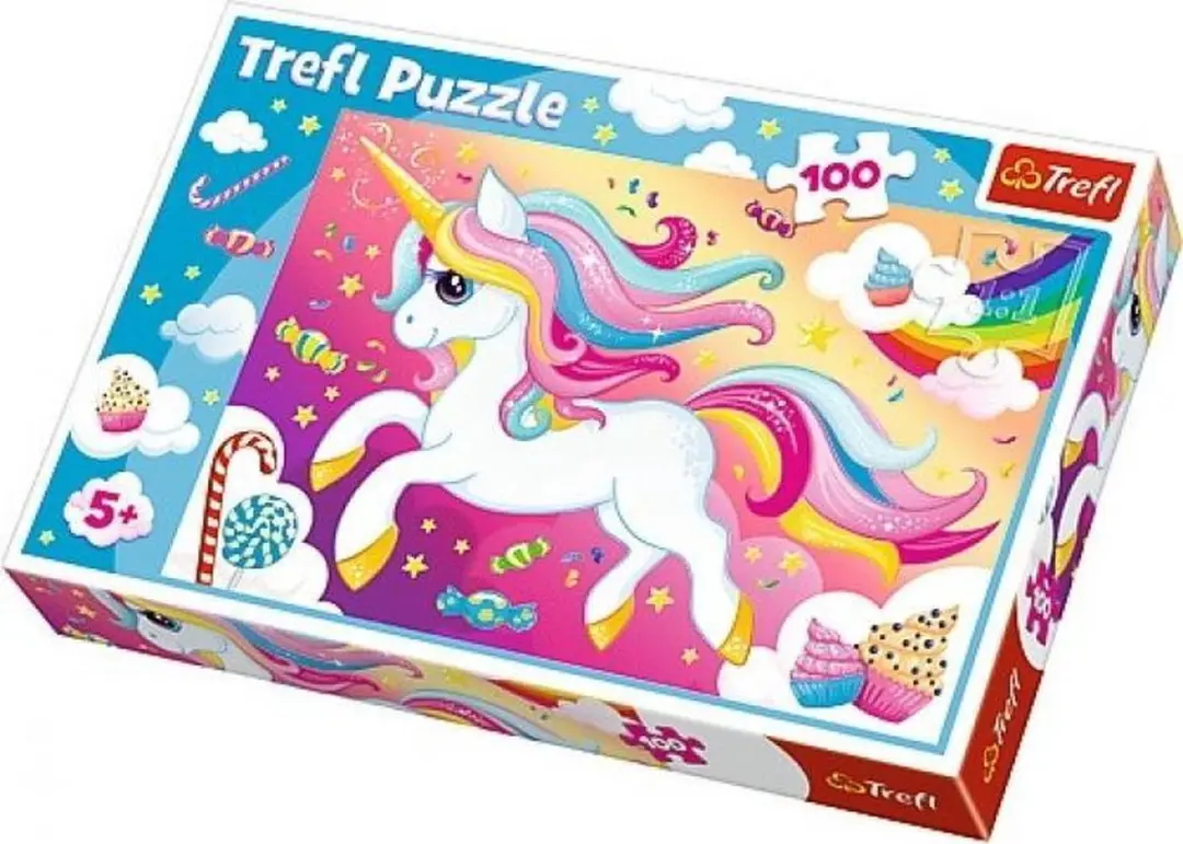 Unicorn Puzzel 100 Stuks - Multi Colour