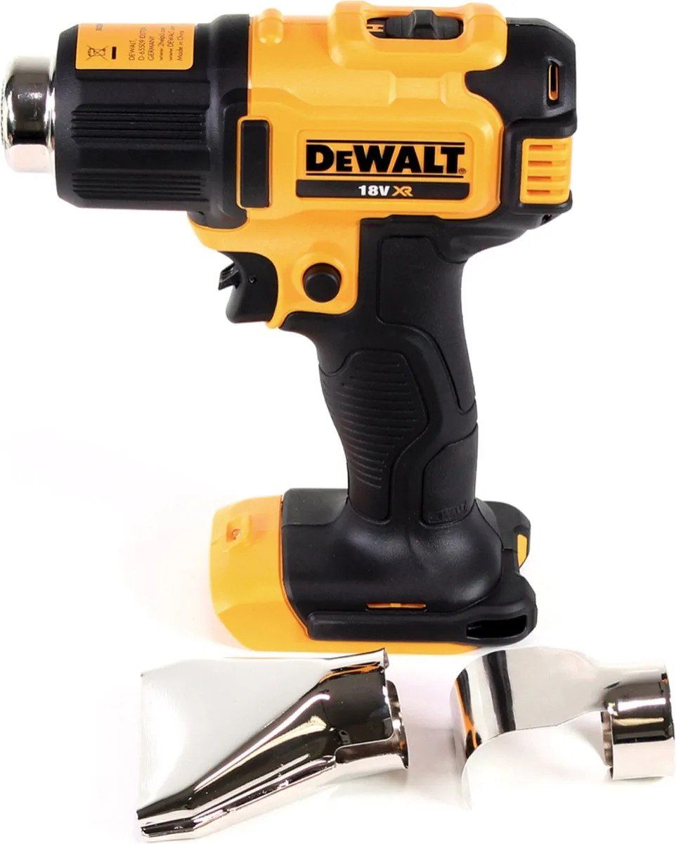 DeWalt DCE 530 N Heetluchtpistool 18V - 530°C - 2 Warmtestanden - afbeelding 5 van 5