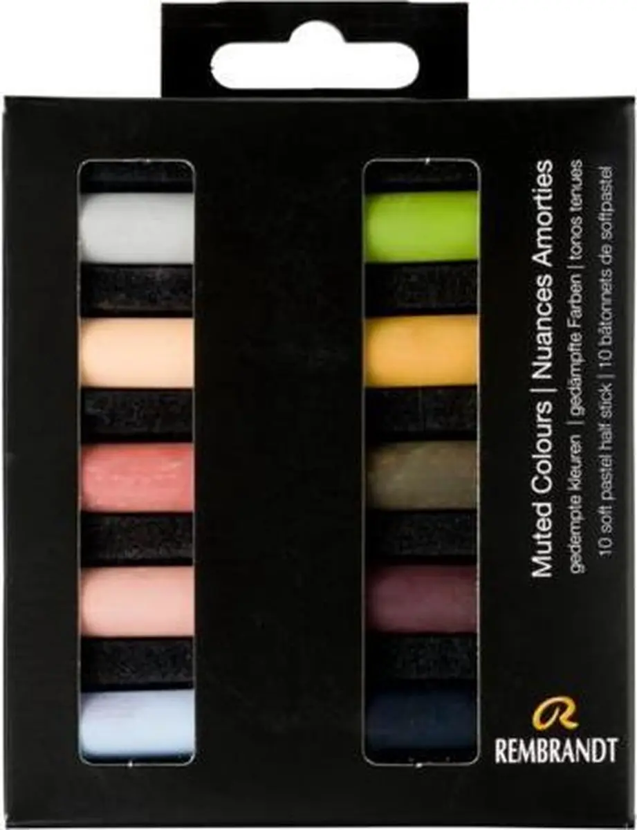 Rembrandt Softpastel Half 10 - 10 Stuks - Assorti