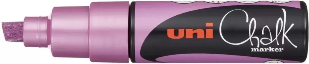 uni-ball Uni Chalk Marker 8K Metallic Roze - Blauw