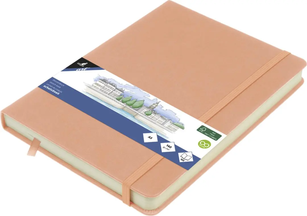 Kangaro K-861222 Schetsboek A5 Oudroze