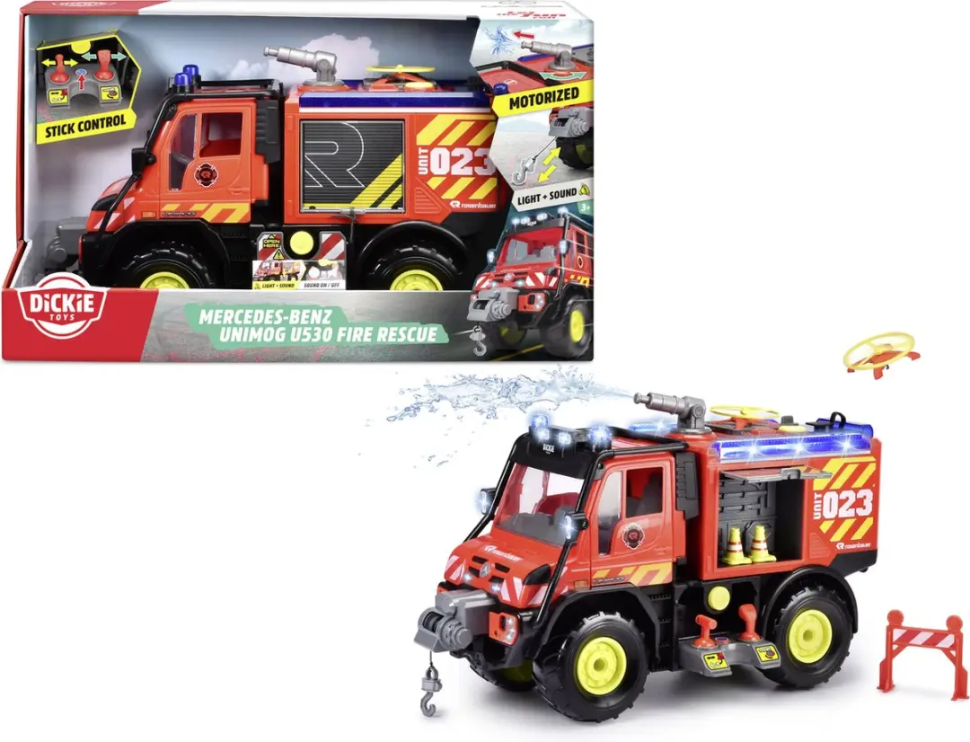 Dickie Unimog U530 Fire Rescue Brandweerwagen