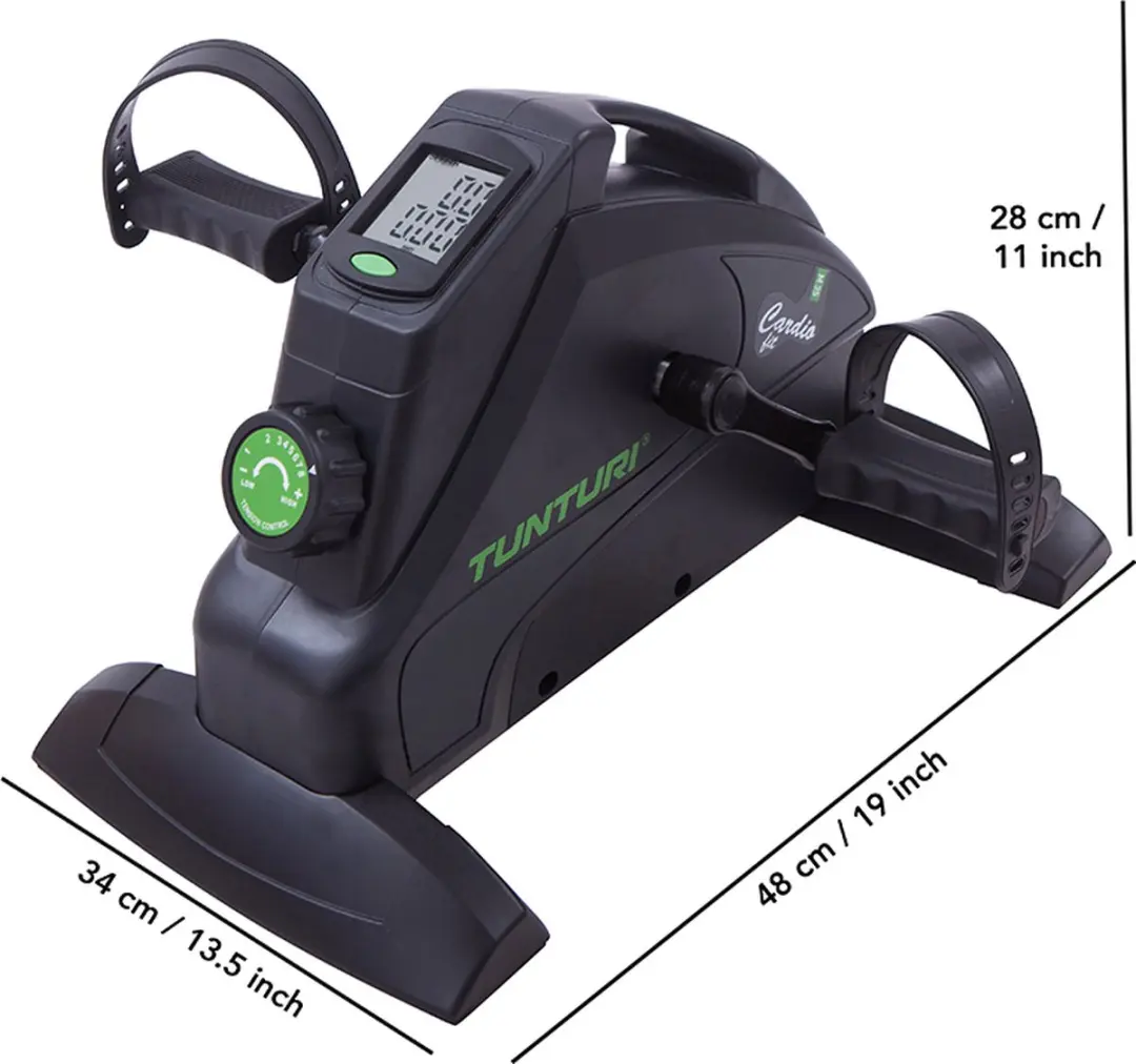 Tunturi Cardio Fit M35 Mini Bike - Zwart - afbeelding 6 van 6