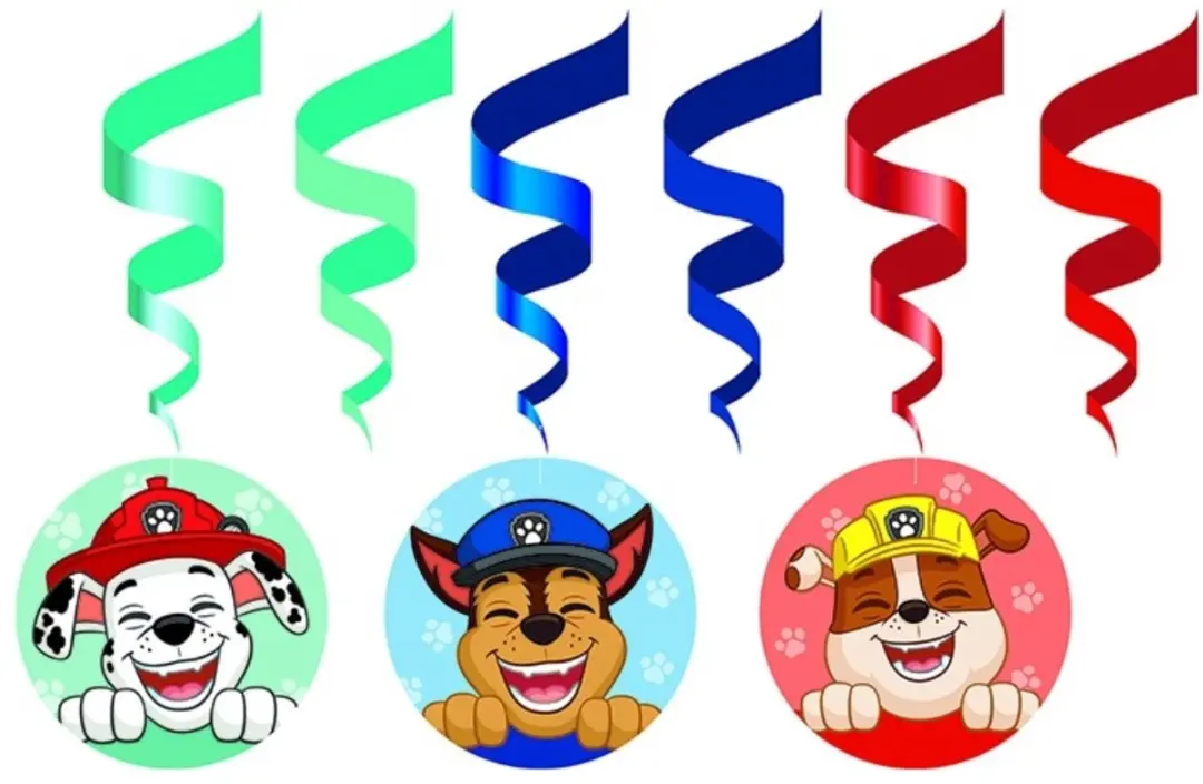 PAW Patrol Swirl Slingers Chase Rubble Marshall