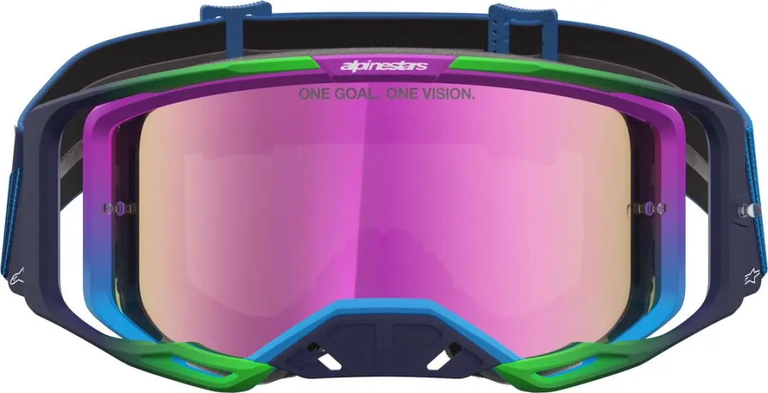 Alpinestars Vision 8 Maven Mirror Motocrossbril - Blauw/Paars