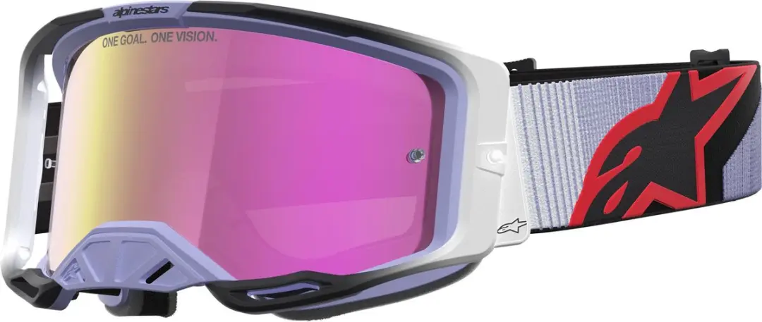 Alpinestars Vision 8 Maven Mirror Motocrossbril - Blauw/Paars